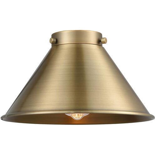 Franklin Restoration Briarcliff LED 10 inch Brushed Brass Mini Pendant Ceiling Light, Franklin Restoration